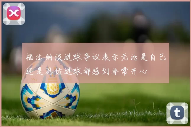 福法纳谈进球争议表示无论是自己还是恩佐进球都感到非常开心
